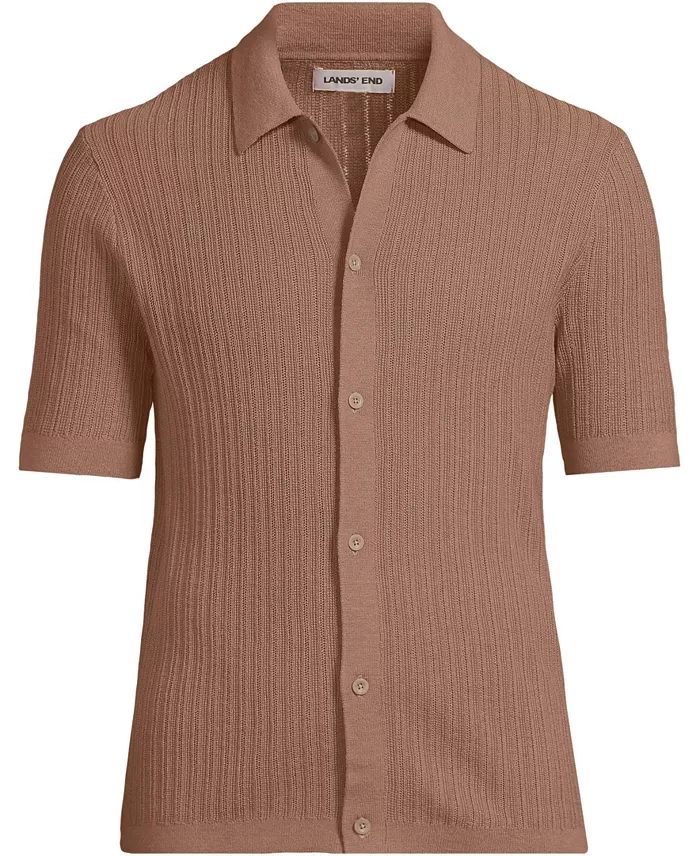 Men's Short Sleeve Lightweight Button Through Polo Shirts - thumbnail 10