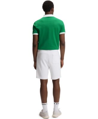BOSS by Men's Paddy Mexico Flag Trim Polo Shirt