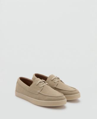 Men's Suede Leather Lace-Up Shoes