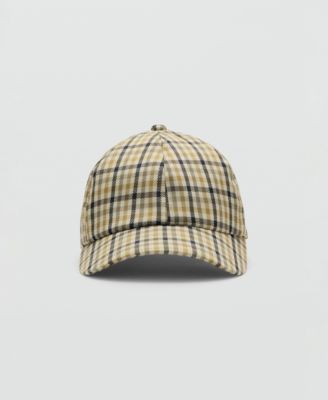 Men's Check Visor Hat