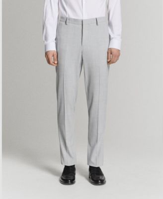 Men's Stretch Fabric Super Slim-Fit Suit Pants