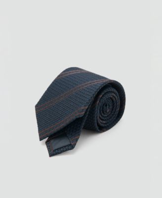 Men's Silk Microstructure Stripes Tie