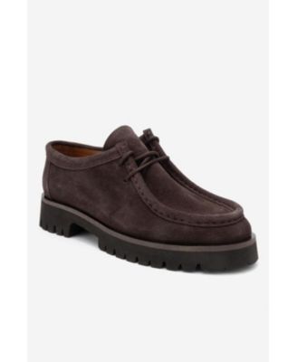 Forever and Always Shoes Women's Talia Leather Lace Up Loafer