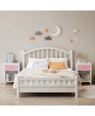 Chic Luxurious Premium Nightstand with Storage Space Bedroom Bedside Storage Table