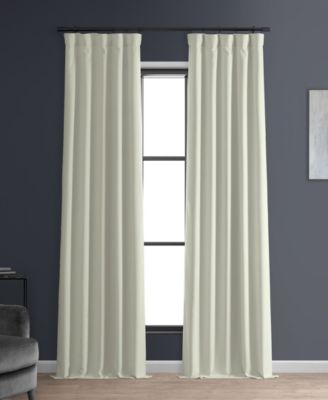 Faux Linen Hotel Blackout Curtain