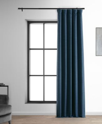 Faux Linen Hotel Blackout Curtain