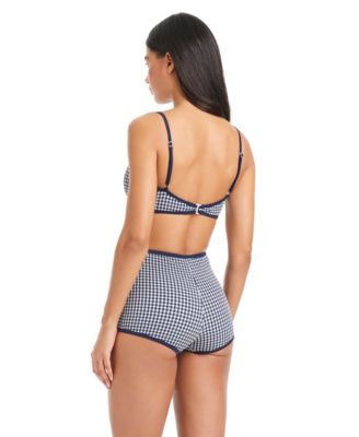 Women's Check Me Out Scoop Neck Bikini Top