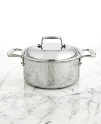All-Clad - d7 Stainless Steel 3.5-Qt. Round Dutch Oven