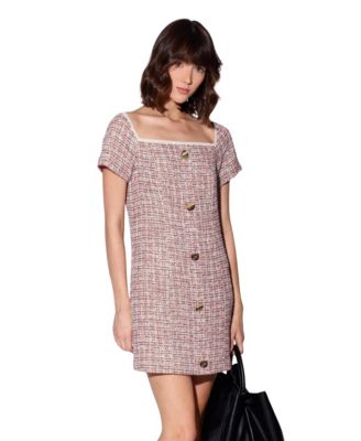 Women's Hayden Tweed Shift Mini Dress