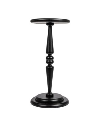 Bishop Pedestal 12" Wood Cocktail Side Table