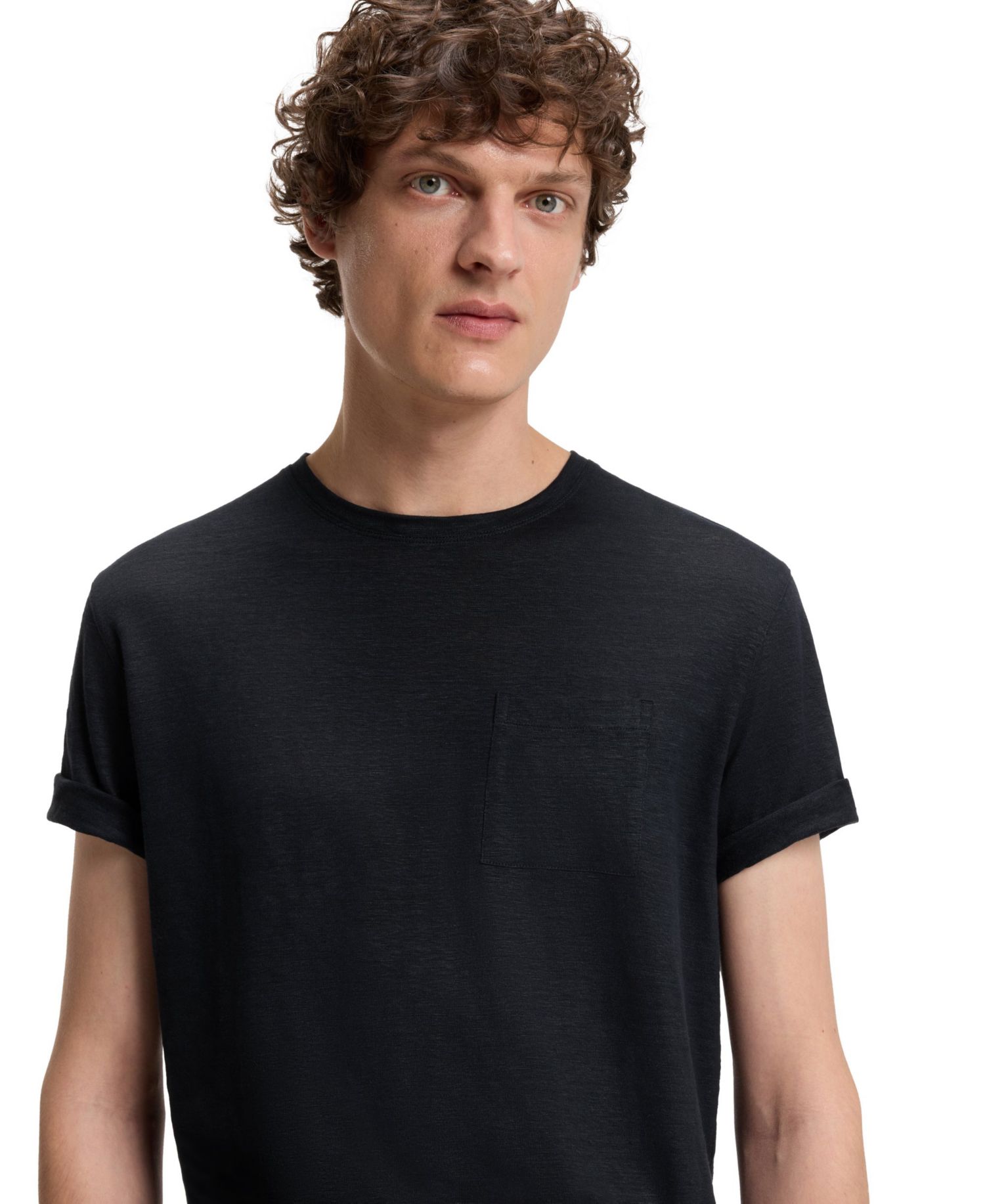 BECKHAM x BOSS Men's Linen T-Shirt