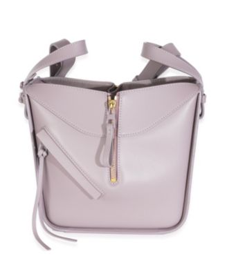 Purple Fog Calfskin Small Hammock Compact Shoulder Bag