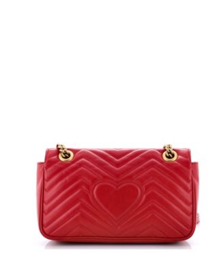 Small GG Marmont Flap Bag Matelasse Leather