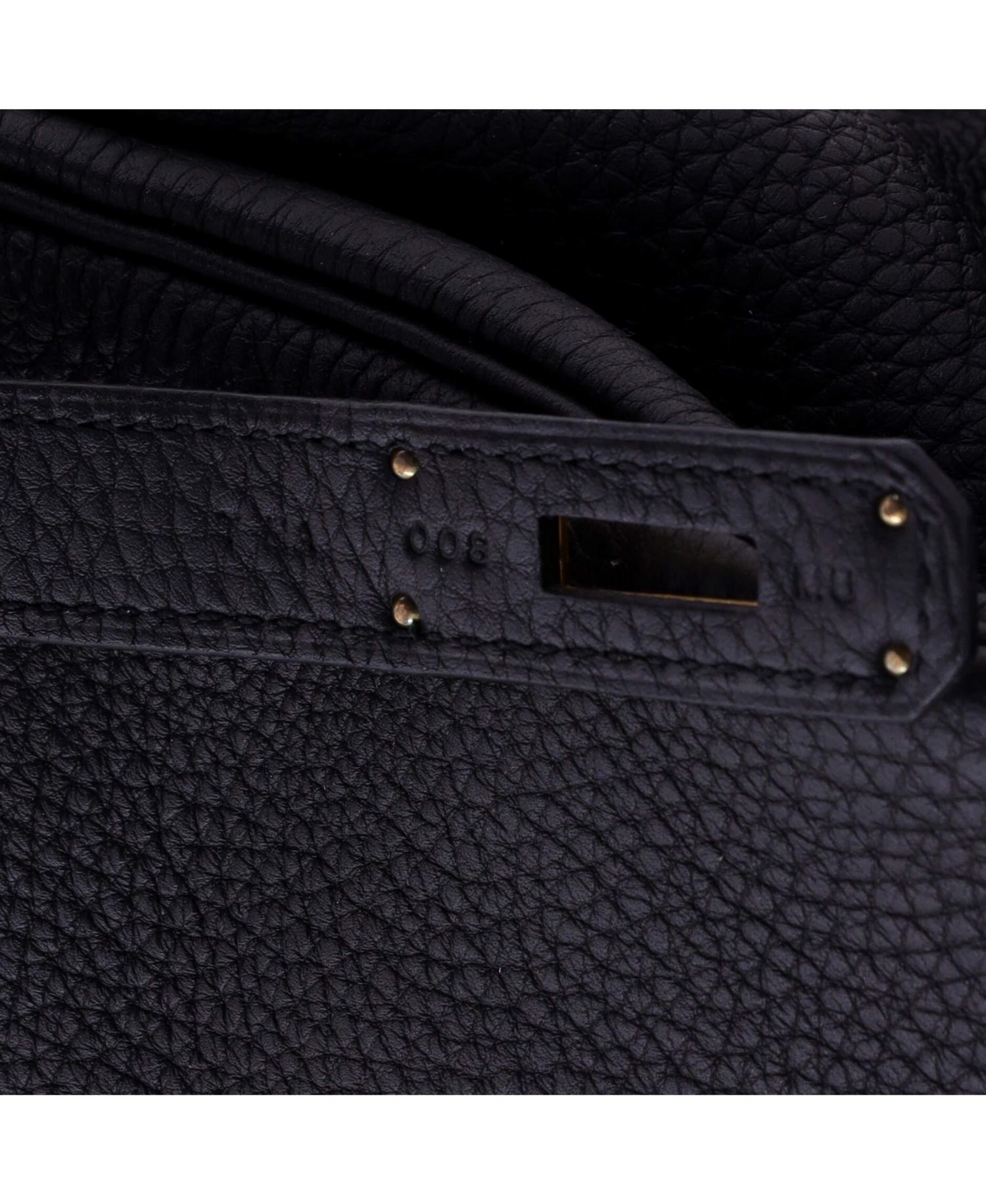 Birkin 30 Handbag Black Togo with Gold Hardware