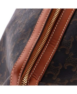 Large Voyage Duffle Bag Triomphe Coated Canvas