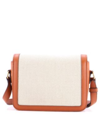 Teen Triomphe Shoulder Bag Canvas with Leather