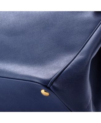 Medium Double Zip Lux Tote Saffiano Leather