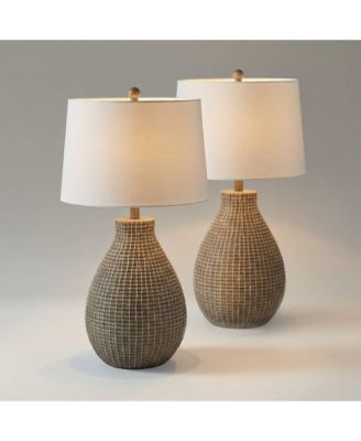 Adelyn 28" High Gourd Table Lamp Set of 2