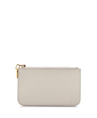 Pre-Owned HERMES Zipengo Chaine d'Ancre Zip Card Holder Leather