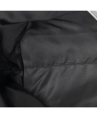 Medium Padded Open Tote Tessuto with Saffiano Leather