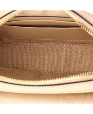 Super Mini Front Pocket Chain Shoulder Bag Jumbo GG Embossed Leather