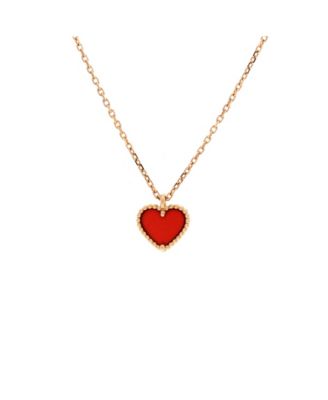 Sweet Alhambra Heart Pendant Necklace