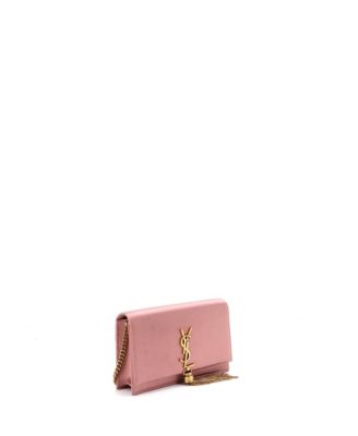 Classic Monogram Tassel Chain Wallet Satin