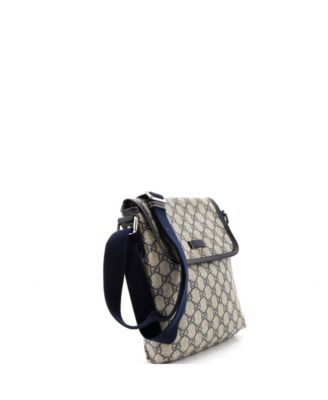 Small Flap Messenger GG Coated Canvas