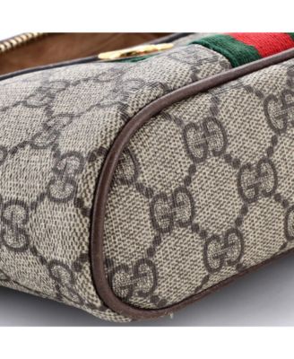 Small Ophidia Chain Belt Bag GG Coated Canvas