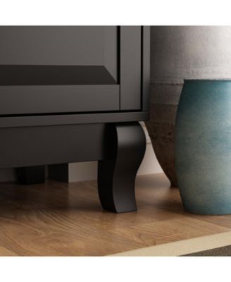 Wood Accent Storage Cabinets Organizer With 5 Drawers