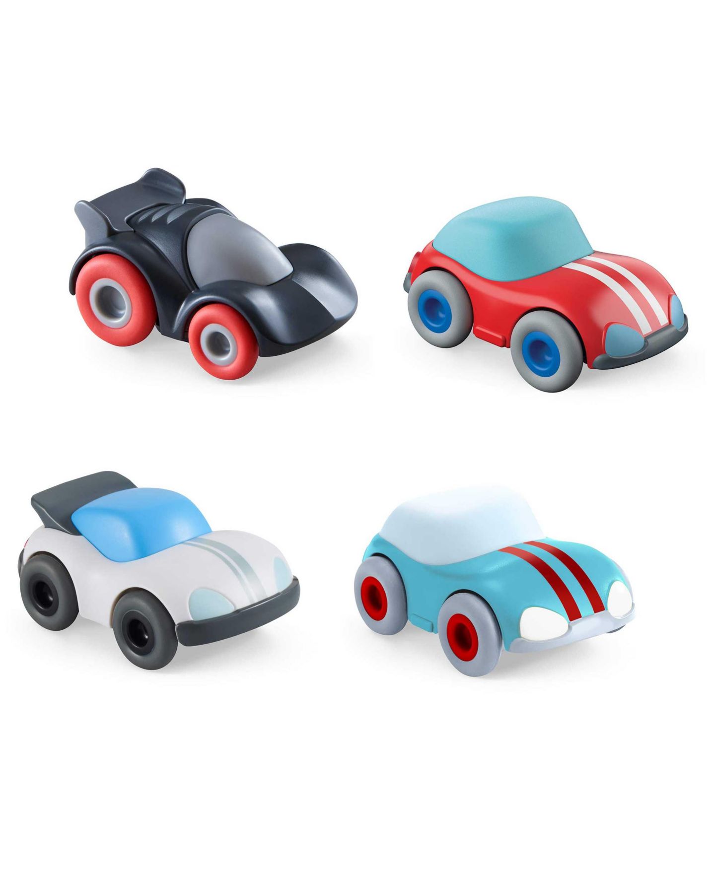Детские игрушки Haba Cars Momentum Motor Race Car Set, 4-Piece, цвет: Разноцветный — фото 1