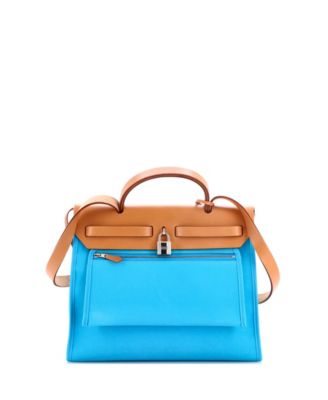 31 Herbag Zip Verso Leather and Toile