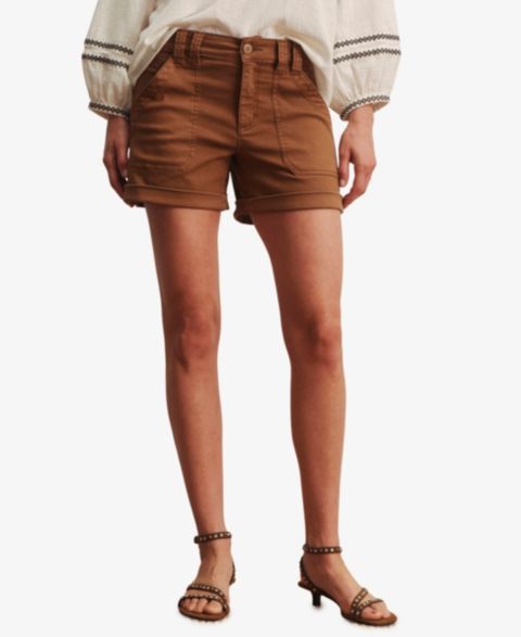 Женские шорты Sanctuary Wander On Cuffed Hem, цвет: Кокосовый