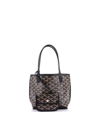 Mini Anjou Reversible Tote Coated Canvas