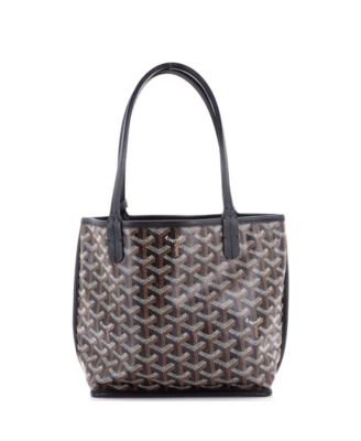 Mini Anjou Reversible Tote Coated Canvas