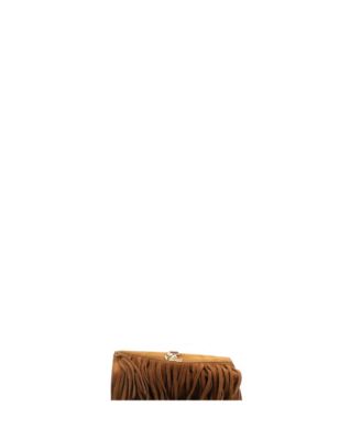 Small Classic Monogram Fringe Crossbody Bag Suede