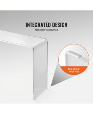 Acrylic Console Table with Open Design for Foyer and Living Room