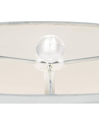 Modern Table Lamps 26.5" High Set of 2 Stacked Crystal Spheres Glass Drum Shade for Living Room Family Bedroom