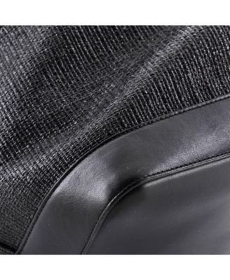 Teddy Shopping Tote Canvas with Leather