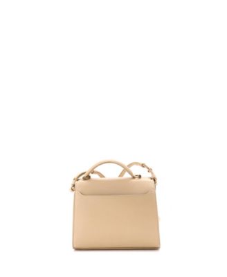 Mini Cassandra Top Handle Bag Leather