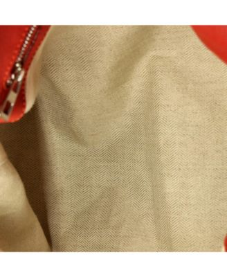 Large Flamenco Knot Messenger Bag Leather