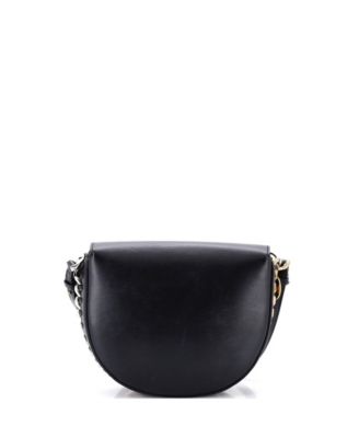 Medium Frayme Flap Shoulder Bag Faux Leather