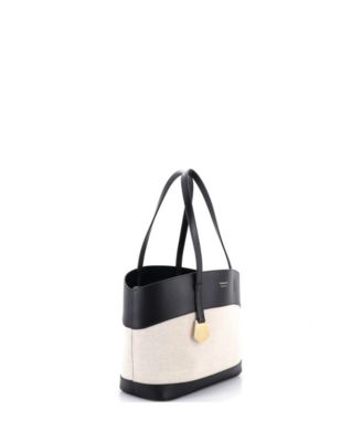 Small Charming Tote Canvas with Leather