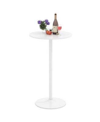 24 in Round Adjustable-Height Bistro Cocktail Table, 22 in or 40 in