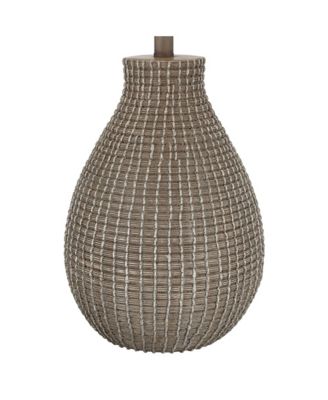 Adelyn 28" High Gourd Table Lamp with Dimmer