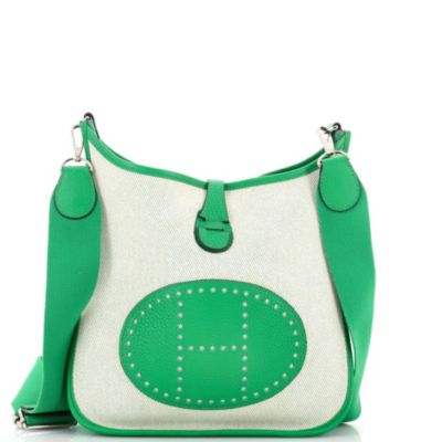 PM Evelyne Bag Gen III Toile and Leather