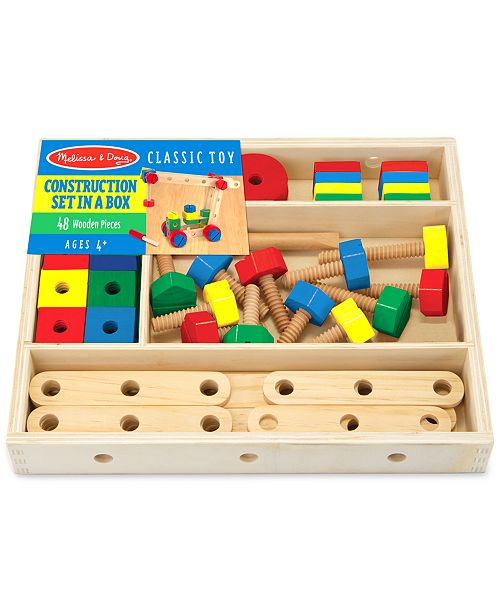 melissa & doug k's kids match and build soft blocks set