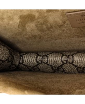 Small Dionysus Bag GG Coated Canvas with Crystal Embellished Metal