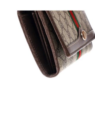 Ophidia Chain Wallet GG Coated Canvas