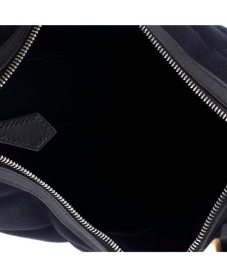 Horseback Shoulder Bag Woolycot Canvas and Leather